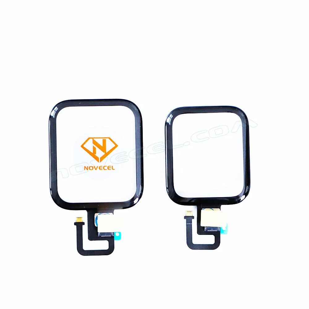 NOVECEL 5pcs Tested Touch Digitizer Glass With OCA For Apple Watch Series 6 5 4 3 2 1 S5 49mm 44mm 42mm LCD Front Sensor Replace