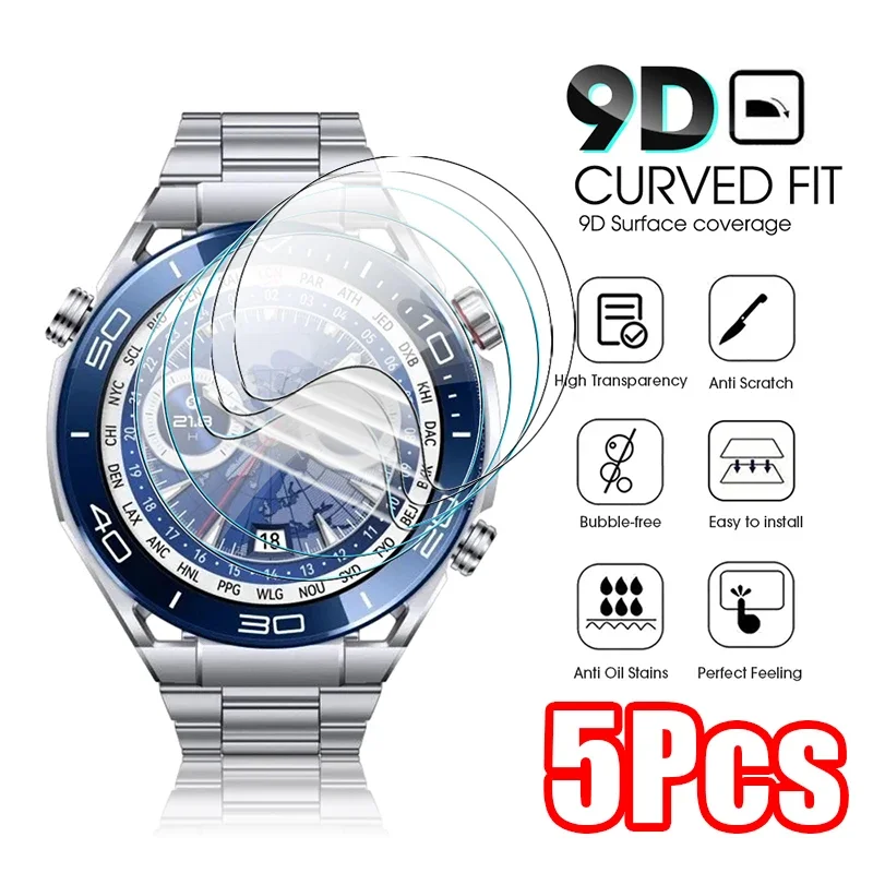 Hydrogel Film For Huawei Watch Ultimate 39 mm Soft Screen Protector Protective Film Not Glass Smartwatch Full Screen Protector