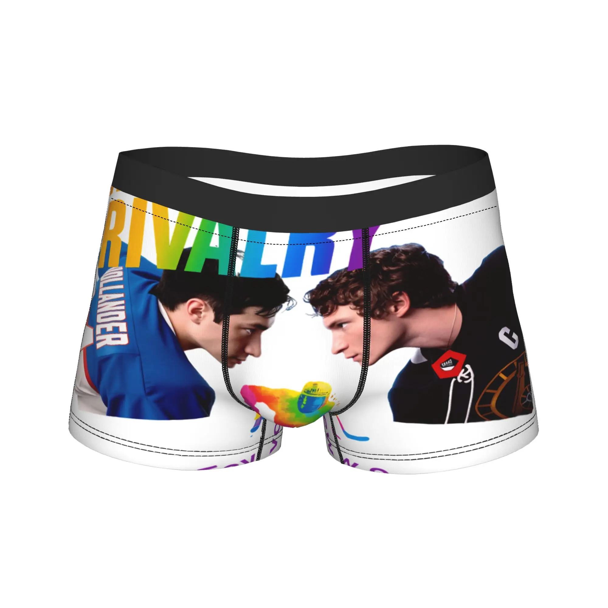 Printed Boxer Shorts Panties Briefs Men's Shane Hollander & Ilya Rozanov Underwear Heated Rivalry Soft Underpants for Homme