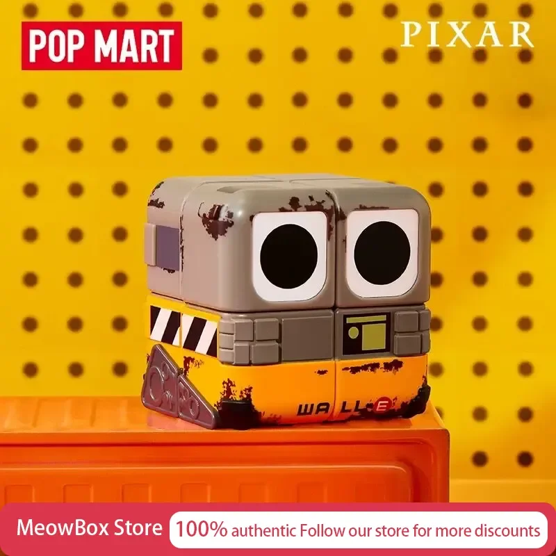 

Genuine Pop Mart Disney Pixar Pop Cube Cubiec Series Figure Blind Box Mystery Boxes Hippers Girls Toys Cute Stuff Anime Toys