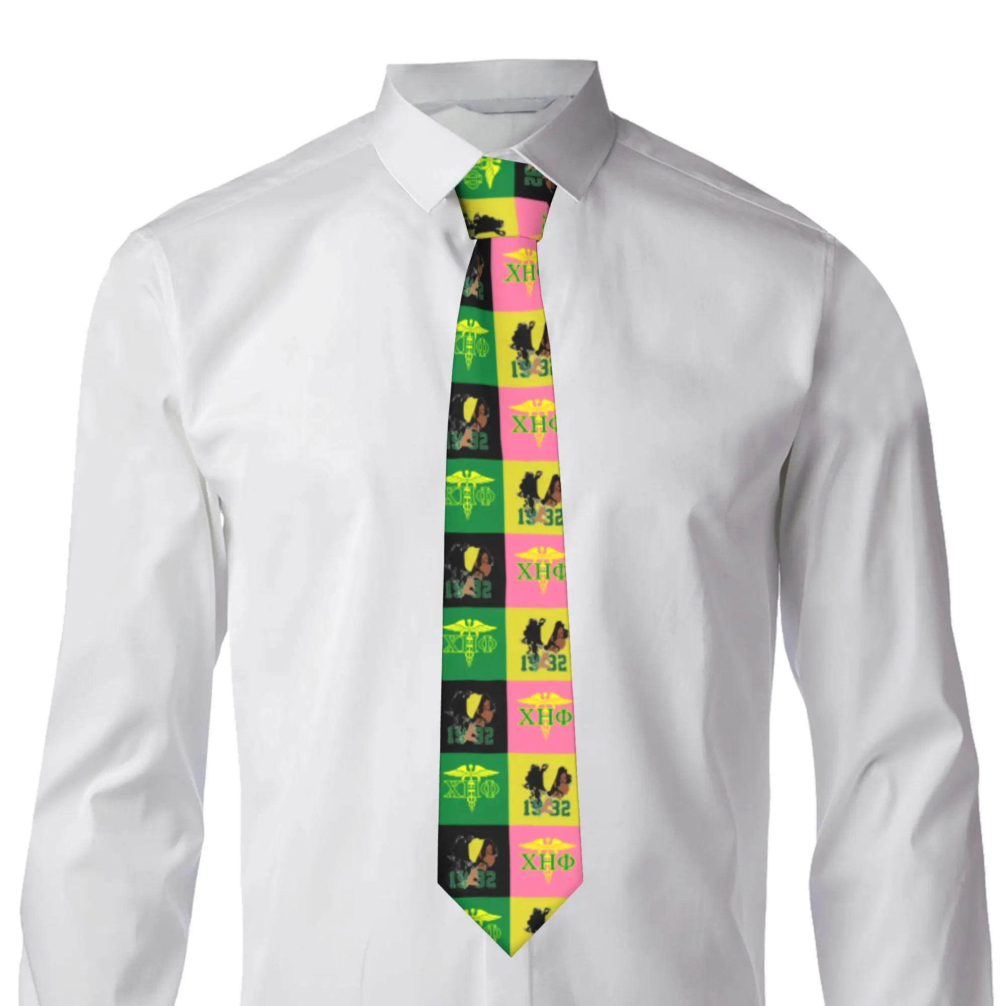 Classic Sorority Nurse 1932 CHI ETA PHI  Tie for Office Mens Checkered Plaid  Neckties