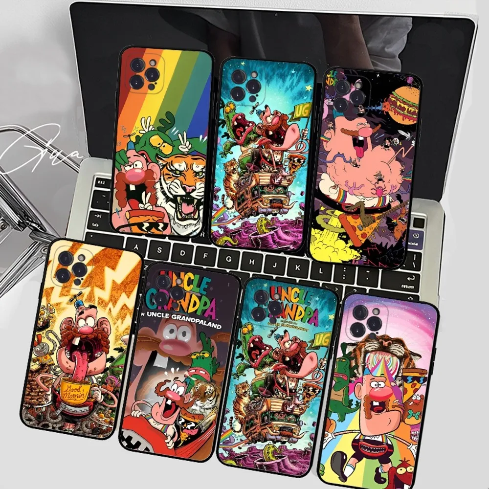 UNCLE GRANDPA Phone Case For iPhone 15 14 11 12 13 Mini Pro XS Max Cover 6 7 8 Plus X XR SE 2020 Funda Shell