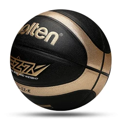 Molten-IkOfficial Basketball for Women, Material PU, Match Training with Free Net Bag, Outdoor and Incentré, Taille 7, 6/5