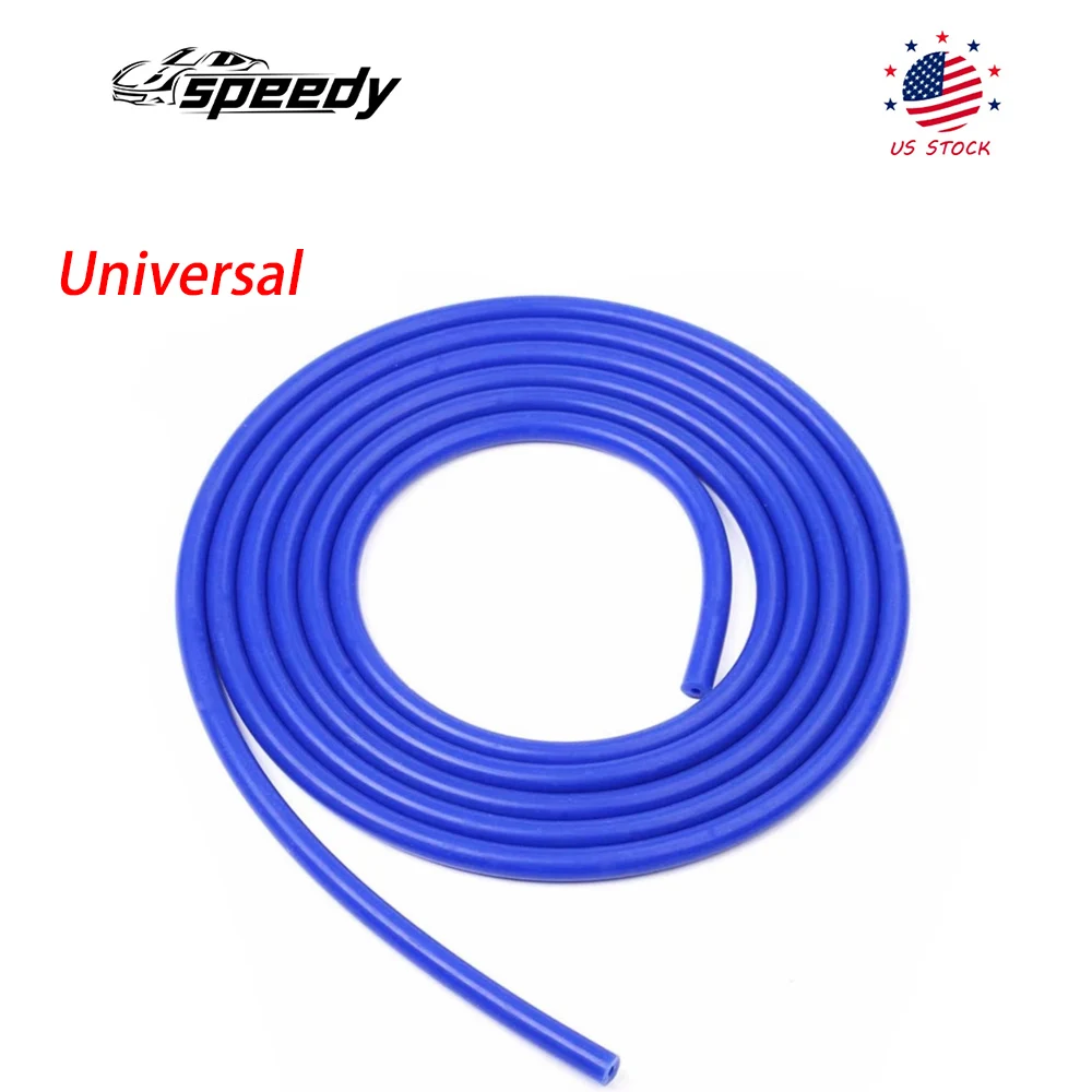 

Универсальный высокопроизводительный 10 футов внутренний диаметр 1/4 дюйма 10 мм силиконовый вакуумный шланг синий черный