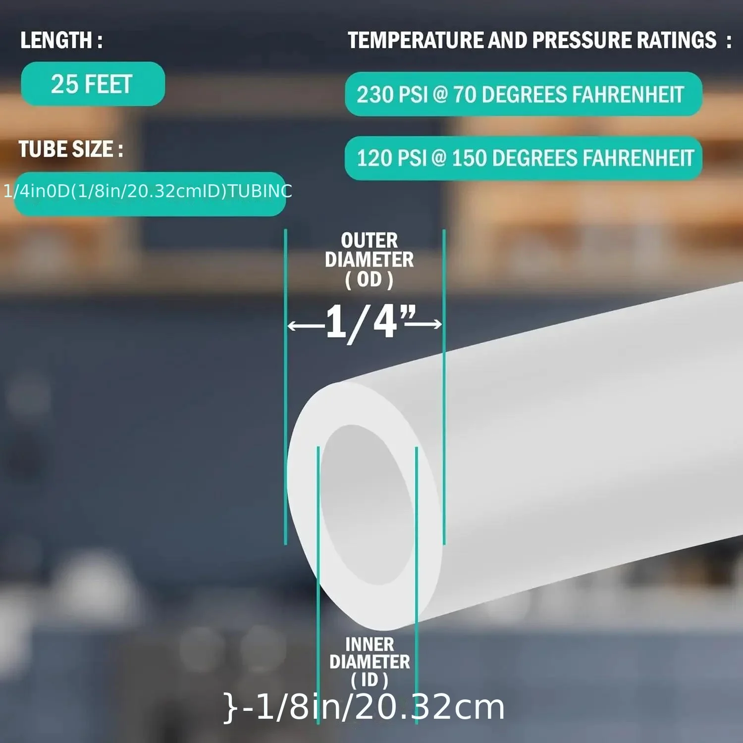 5/10/20m Pipe 1/4 "outer Diameter for Reverse Osmosis Deionized Water Filtration System Quick Connection Water Pipe Fish Tank