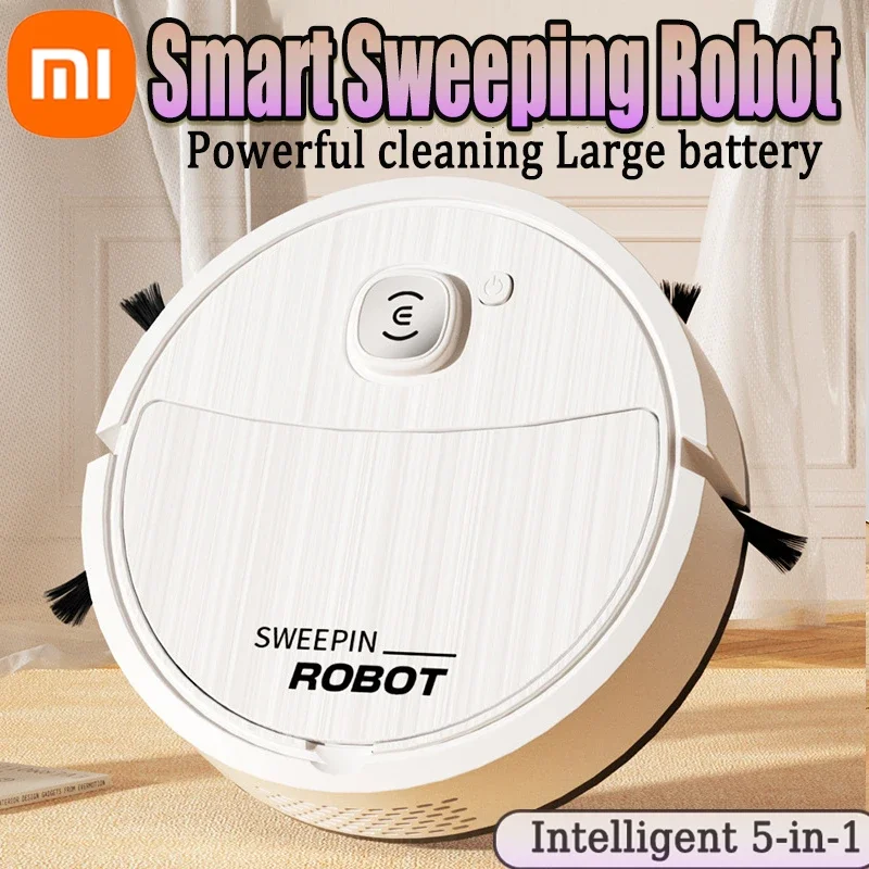 

Xiaomi 5-In-1 Automatic Sweeping Robot Vacuum Cleaner Suction Mopping Cleaning Machine Appliance Kitchen Robots Wireless Cleaner