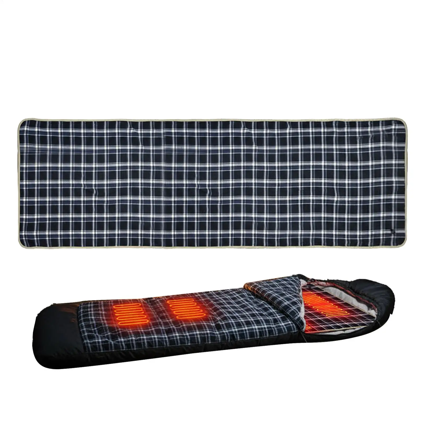 

Нагревательный спальный мешок, нескользящий 5, согревающее одеяло, USB-нагреватель для кемпинга, дивана, офиса, домашней палатки