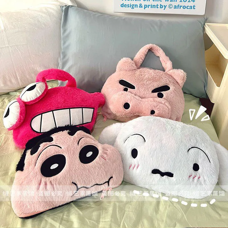 

Cartoon Kawaii Cute Crayon Shin-Chans Blanket Pillow Quilt Headrest Can Be Stored Fold Warm Gifts For Girlfriends and Children