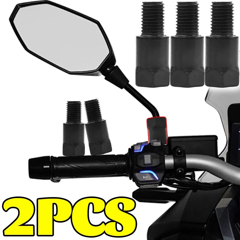 

Motorcycle Rear View Mirror Extender Adapter M10 Right Left Hand Thread Conversion Screws Bolt For Street Bike ATV Moto Parts