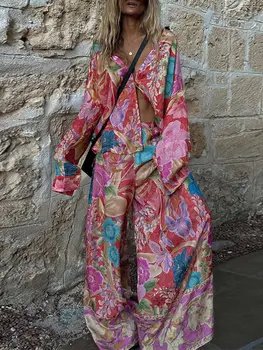 6 best sales Blusa e calça de chiffon - №4