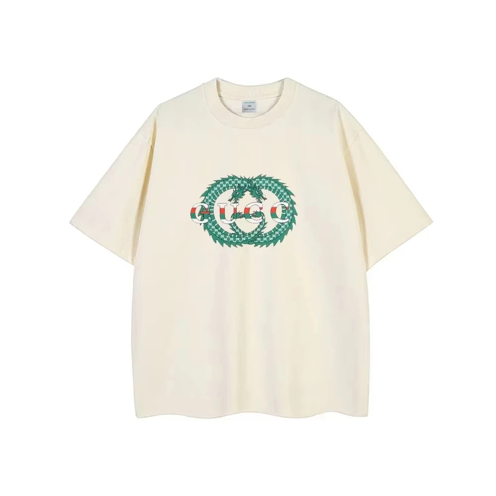 

2025 New High Luxury T Shirt Cotton Casual Short Sleeve T Shirts Men Women Fashion Clothing Summer Oversize Sport Tops