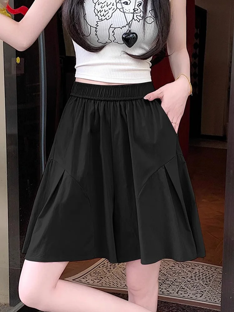 Pantalones cortos de lana para mujer, cintura alta, doble cubierta, invierno, oficina, señora, maduro, clásico, elegante, franela para ir al trabajo, ropa de trabajo Formal cálida