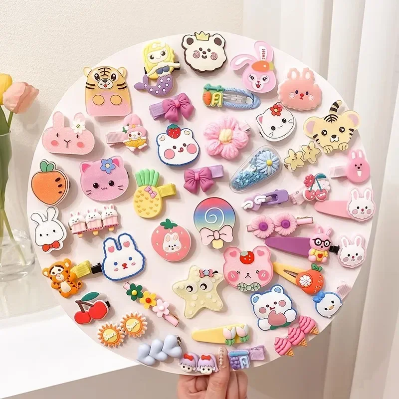 Adorable Kids Hair Clips for Little Girls, Cute Cartoon Hair Accessories for Toddlers, Infant Hair Pins for Baby Girls