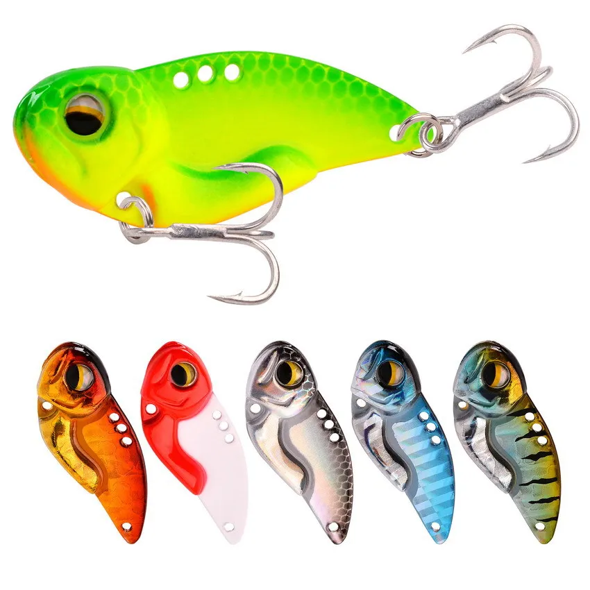 Hot Wholesale Lead Copper Doudou Vib Metal Ultra Long Cast Vibrating Sinking Lifelike Freshwater Saltwater Minnow Bass Tackle