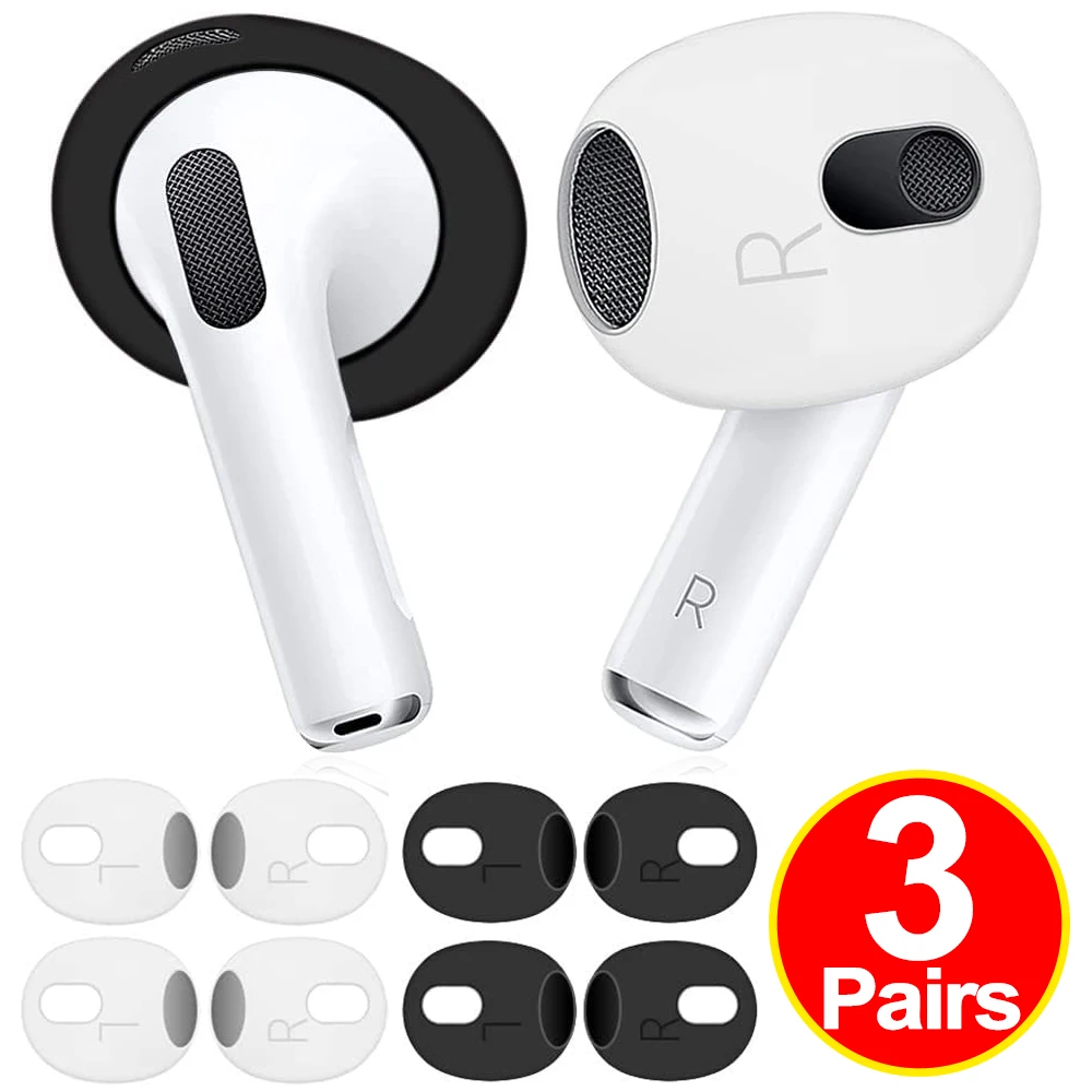 For AirPods 4 Soft Silicone Eartips Earbuds Anti-slip Earphone Protective Sleeve Ear Covers for Apple AirPods 4th Gen Cover Skin