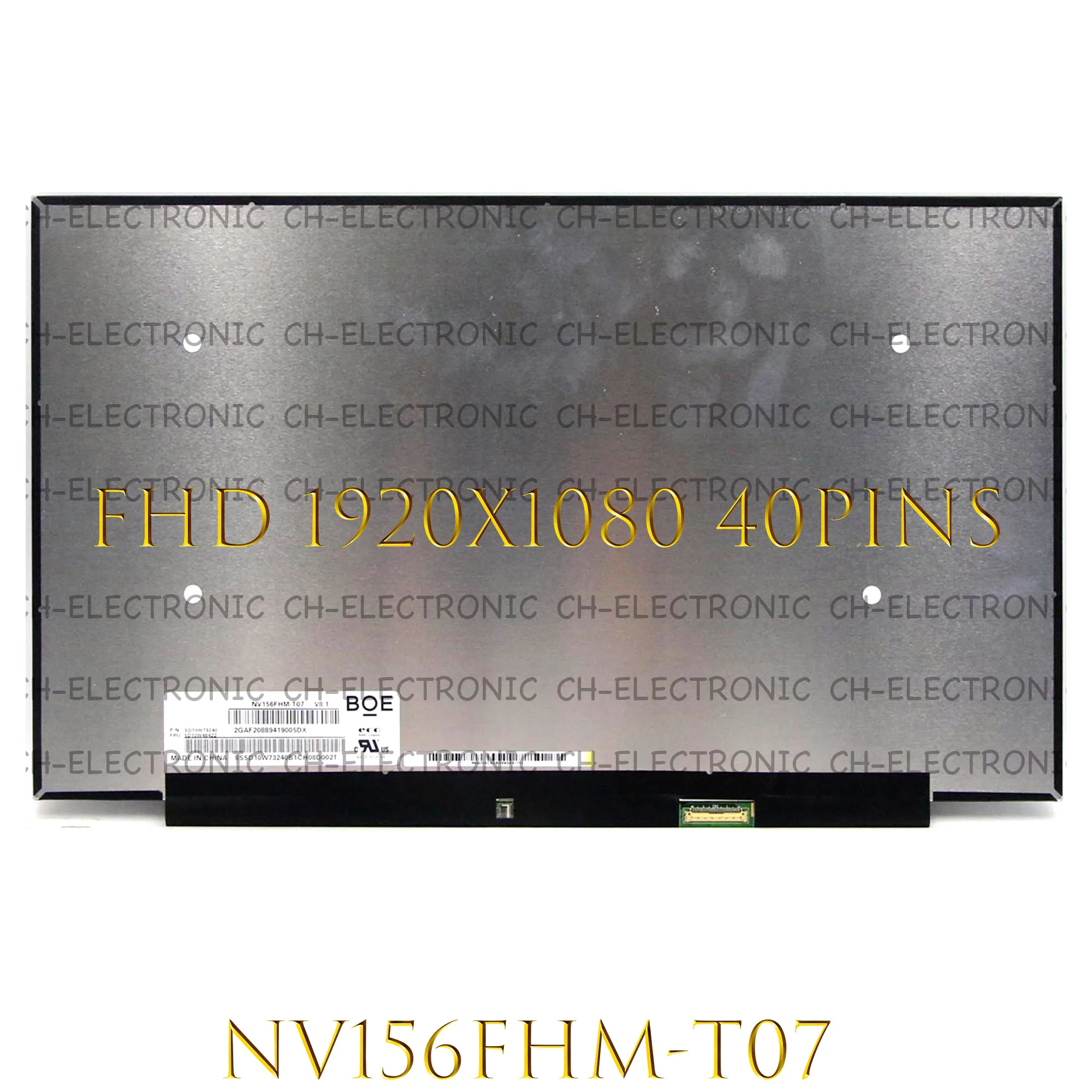 

15.6" For Lenovo ideapad 5-15ARE05 3-15ITL6 3-15ALC6 81YQ 82H8 82KU Laptop LCD Touch Screen NV156FHM-T07 Fit R156NWF7 R2 40pins