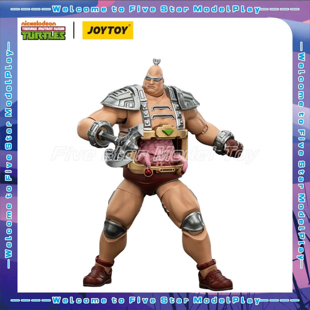 

In Stock Original JOYTOY Turtles TMNT-Krang 1/18 Action Figures Anime Models Toys Gifts Collection Ornaments