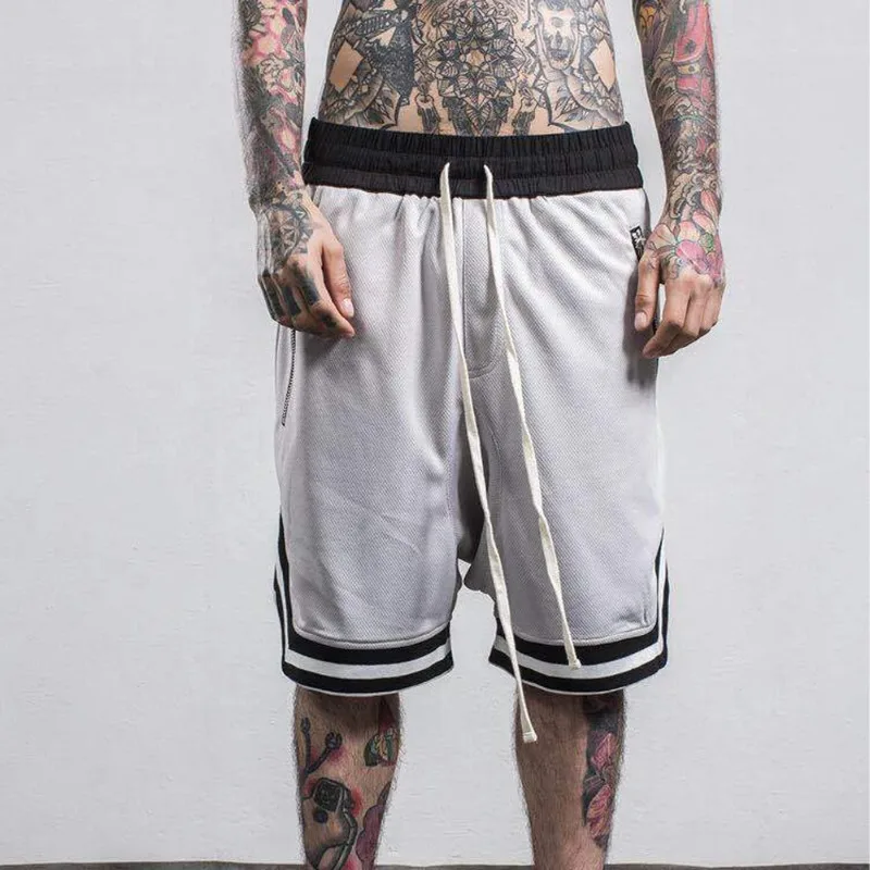Basketball Shorts For Men Loose Sport Shorts American Ball Pants Quick Drying Mesh Sports Five-point Pants Summer Streetwear