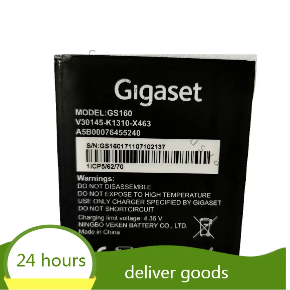 High quality 2500mAh GS160 Battery For GIgaset GS160 V30145-K1310-X463 Mobile Phone