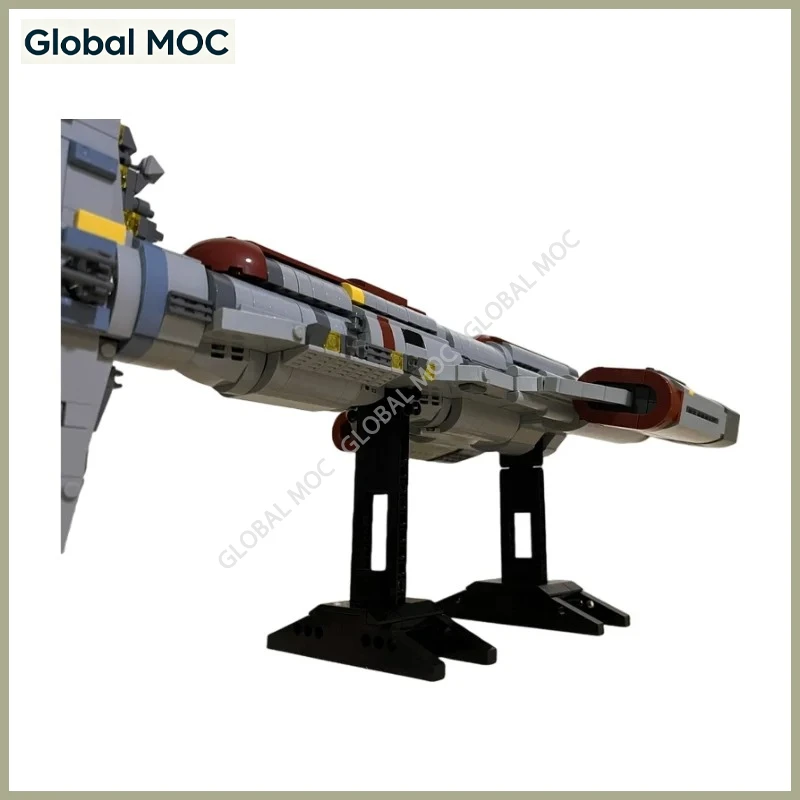 Classic Deep Space Cruiser MOC Building Blocks Galactic Exploration Vessel Brick Kit for Sci‑Fi Model Hobby Collectors