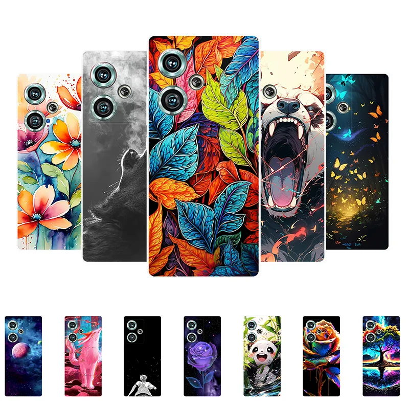 For Nubia Z50 Case Z 50 Leaves Panda Soft Silicone Back Cover for ZTE Nubia Z50 NX711J Bumper NubiaZ50 Phone Case