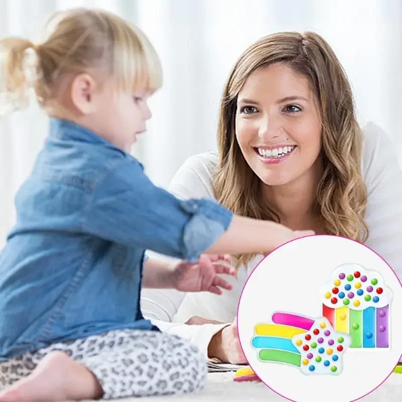 Interaktives Farbanpassungsspiel, sensorischer Druck für Kinder, emotionales Ausdruckstraining, reisefreundliches 15UB