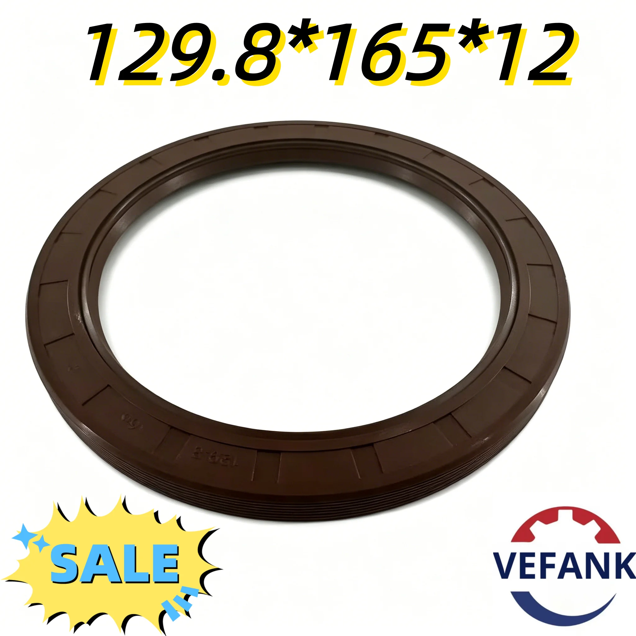 Dana Axle rear wheel Oil Seal 129.8x165x12, Flexible Lip High Speed NBR Material
