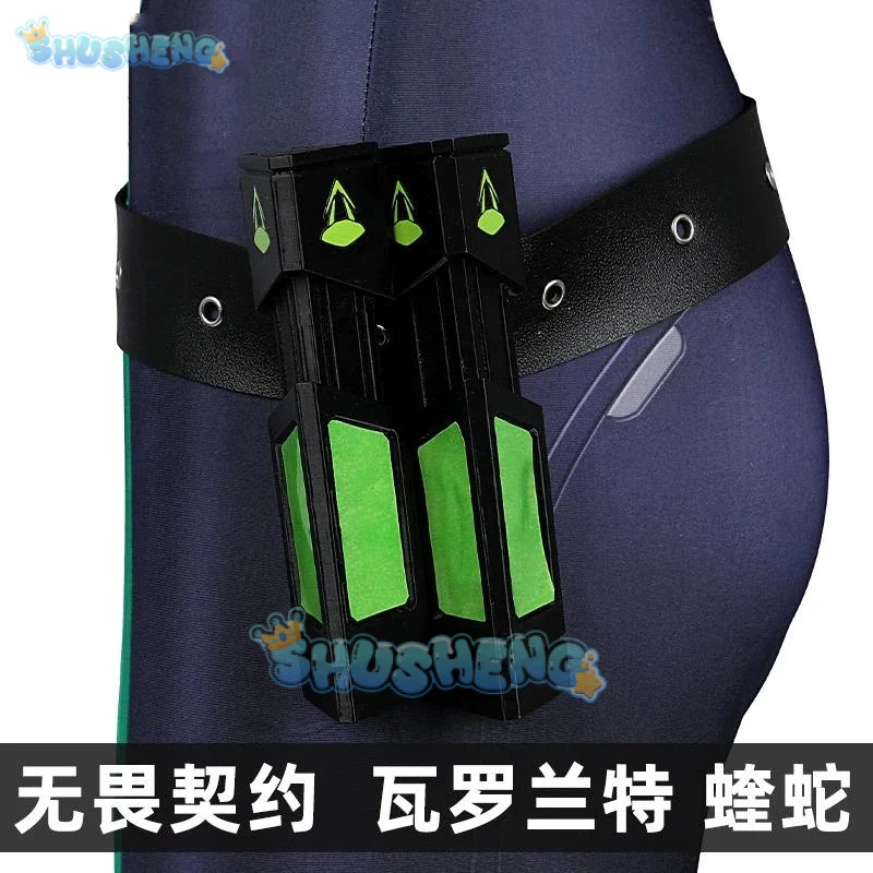 발로란트 바이퍼 코스프레 코스튬 유니폼, 할로윈 카니발 파티, 크리스마스 놀이, 역할 의상, 여성 의류, Shusheng