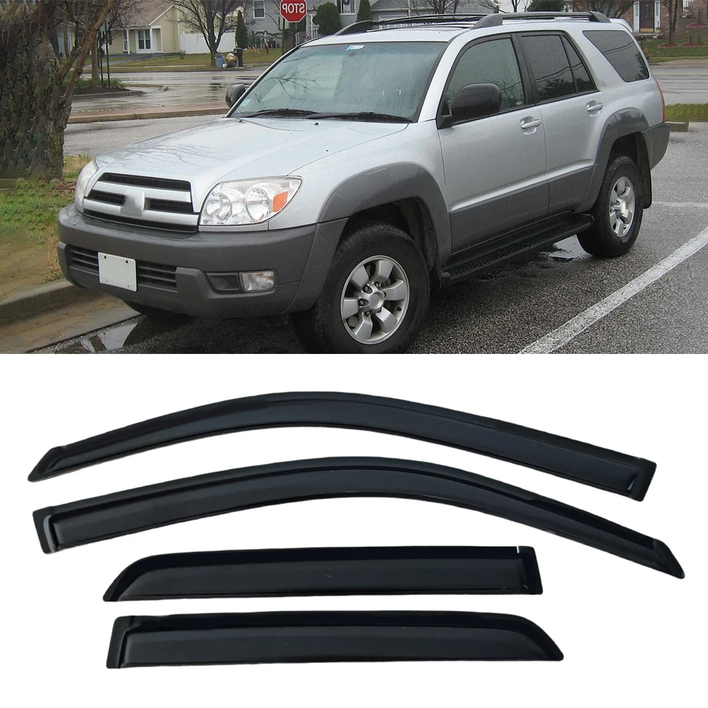 

Window Visor for TOYOTA 4RUNNER N210 2003 2004 2005 2006 2007 2008 2009 Wind Deflectors Rain Guards Door Visor Vent Shades