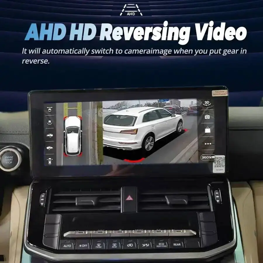 12.3inch Android15 Auto Car Radio For Toyota Land Cruiser 300 LC300 2022 2023 Multimedia Player Navigation GPS Carplay Stereo