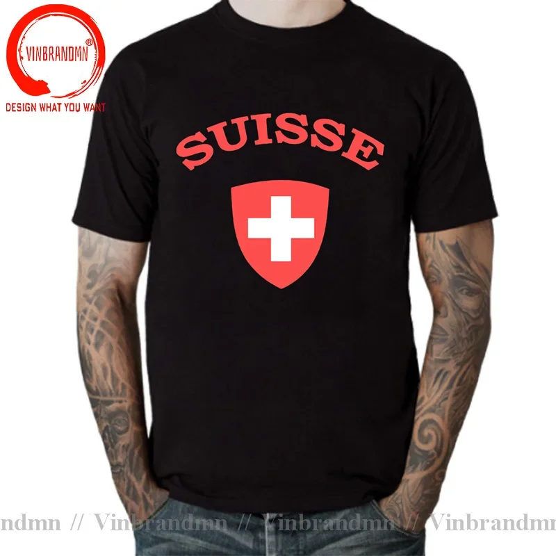 Swiss Confederation Confoederatio Helvetica Switzerland T Shirt man 2022 T-shirt Nation Team Cotton Tee Fans Country CHE CH Tops