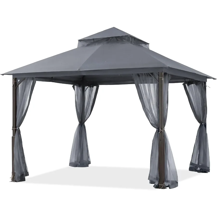 Outdoor Patio Gazebo with Mosquito Netting