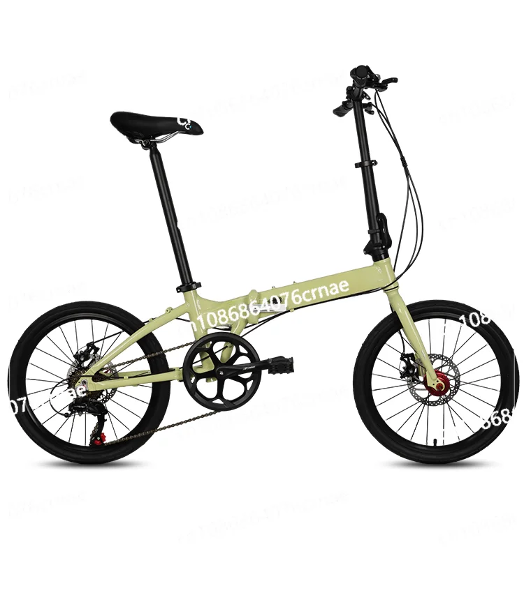 

20-inch Aluminum Alloy Ultra-light Portable Adult Disc Brake Variable Speed Parent-child Folding Bicycle with Baby