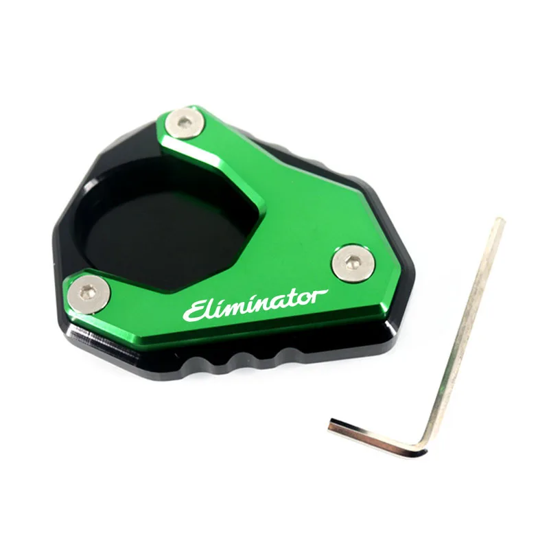 

Motorcycle CNC Kickstand Foot Side Stand Extension Pad Support Plate Enlarge For Eliminator 500 2024 2025