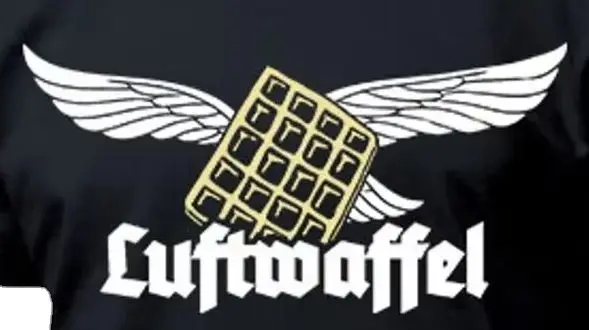 Humor Funny Luftwaffe Air Force Waffle Old German T-Shirt 100% Cotton O-Neck Short Sleeve Summer Casual Mens T-shirt Streetwear