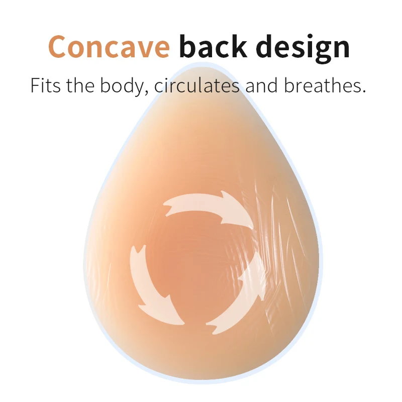 ONEFENG Silicone Breast Forms Mastectomy Prosthesis Fake Boobs for Women Crossdresser Transgender Cosplay
