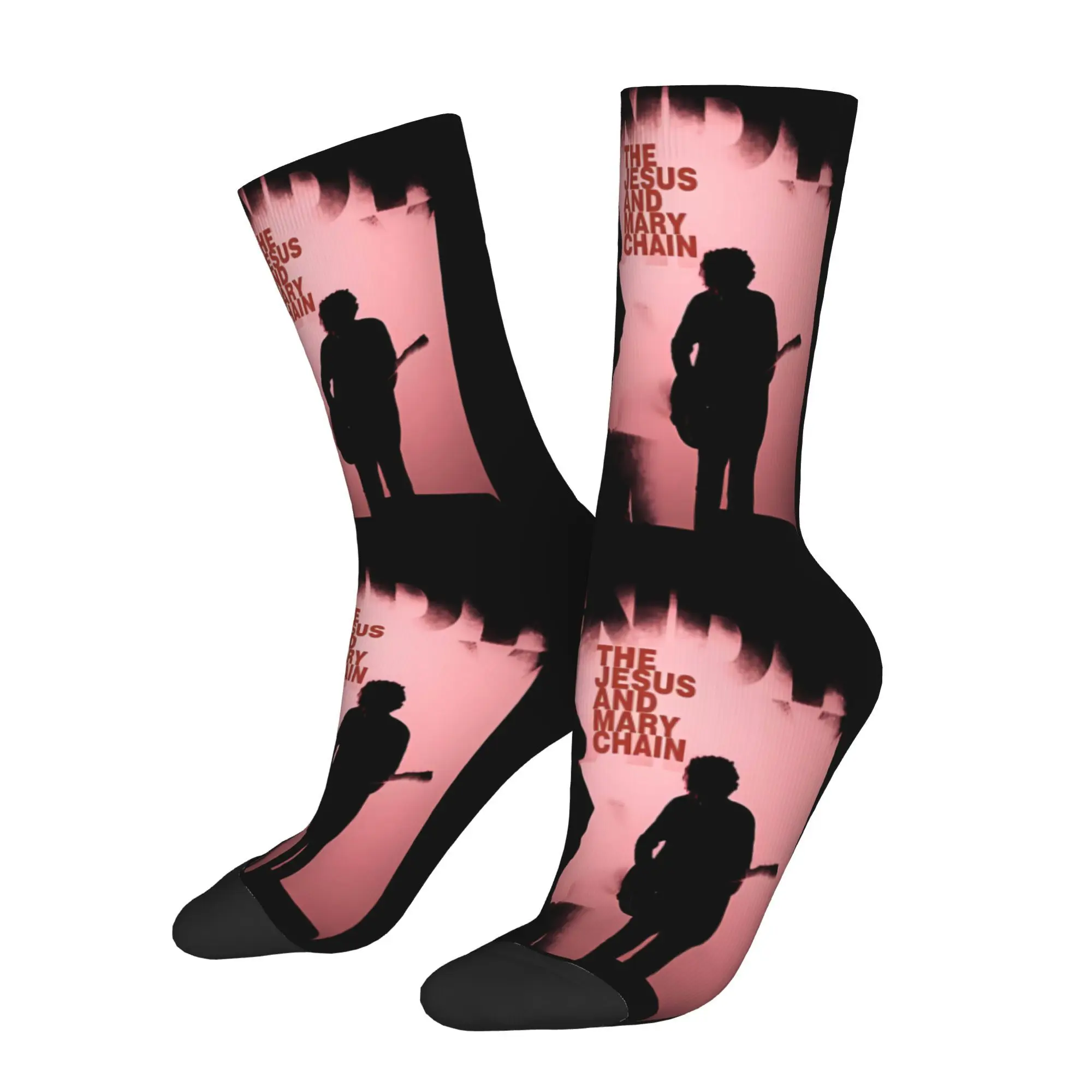 

Funny Crazy Sock for Men Live Concert Harajuku Music Band Quality Pattern Printed Crew Sock Casual Gift