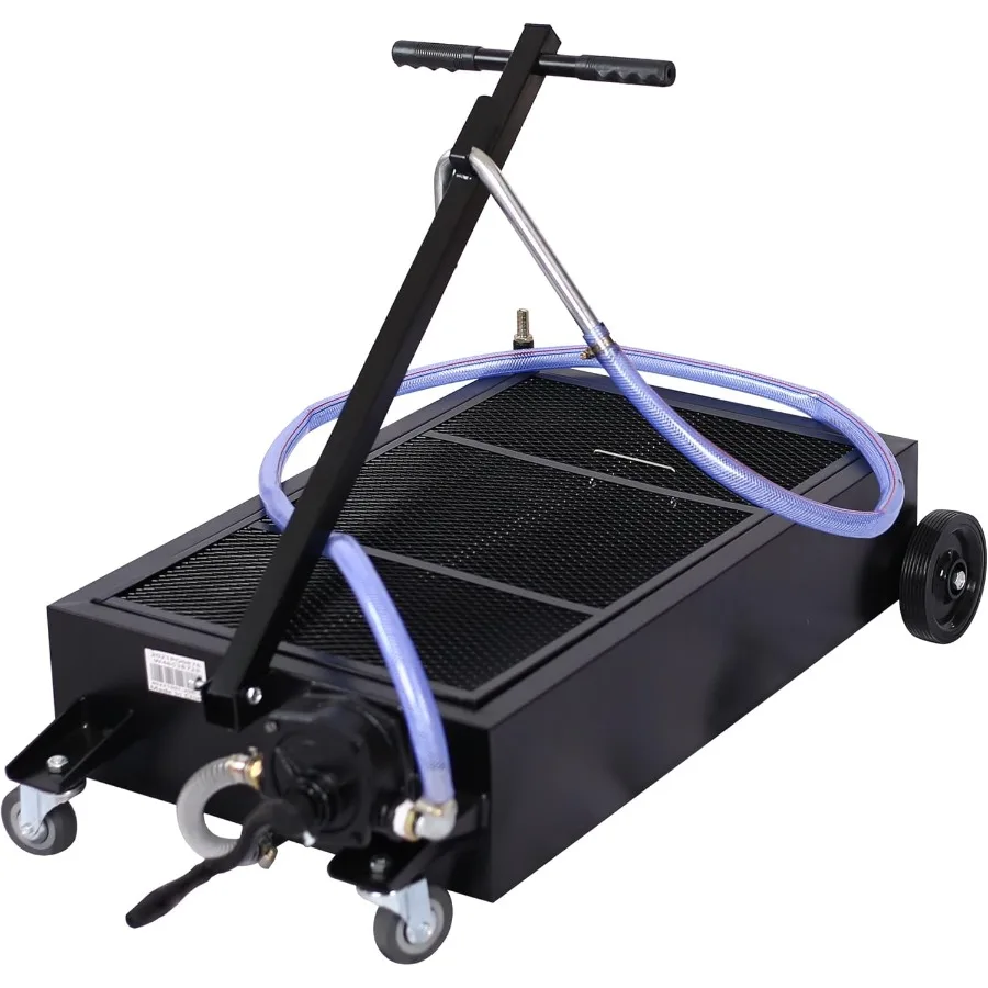 

Масло сливной поддон на 25 галлонов с ручным насосом для технического обслуживания автомобилей Портативный низкопрофильный дизайн с большой емкостью для грузовых автомобилей и