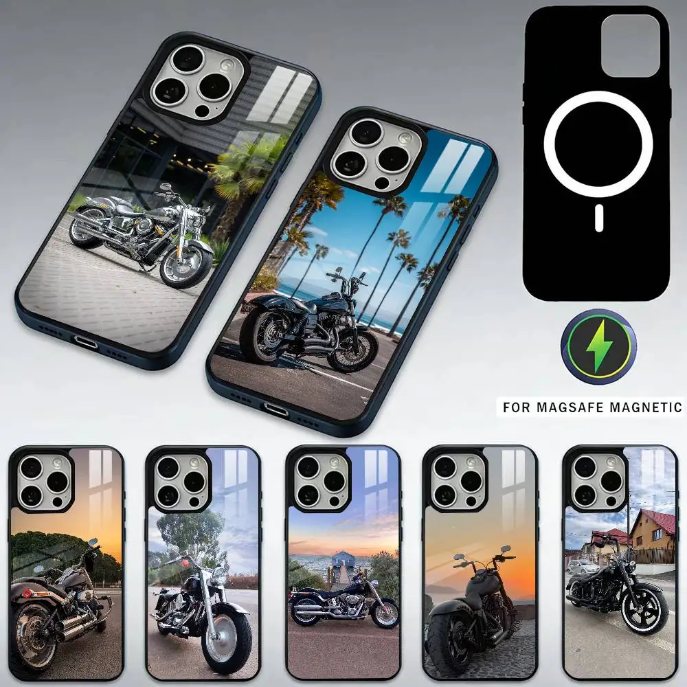 

HD fat boy Phone Case For iPhone17,16,15,14,13,12,11 Plus,Pro Max Magnetic For Magsafe Wireless Charging