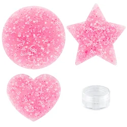 4PCS Color Skin Picking Fidget Sensory Picky Pad Pink Round Love Star Set Activity For Stress Relief Party Supplies Ideal Presen