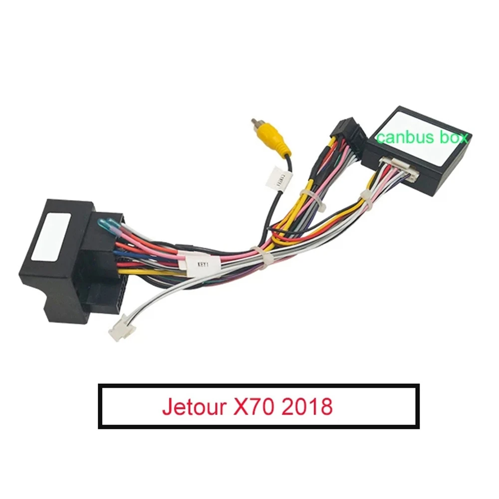 Car 16PIN Android  o Power Harness with Canbus Box for Chery Jetour X70 2018 Car Accessories