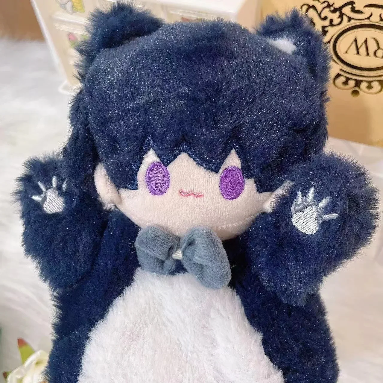 20cm Hot Anime Game Genshin Impact Scaramouche Peripheral Products Puppets Soft Plush Stuffed Doll Toys Hobbies Birthday GiftS