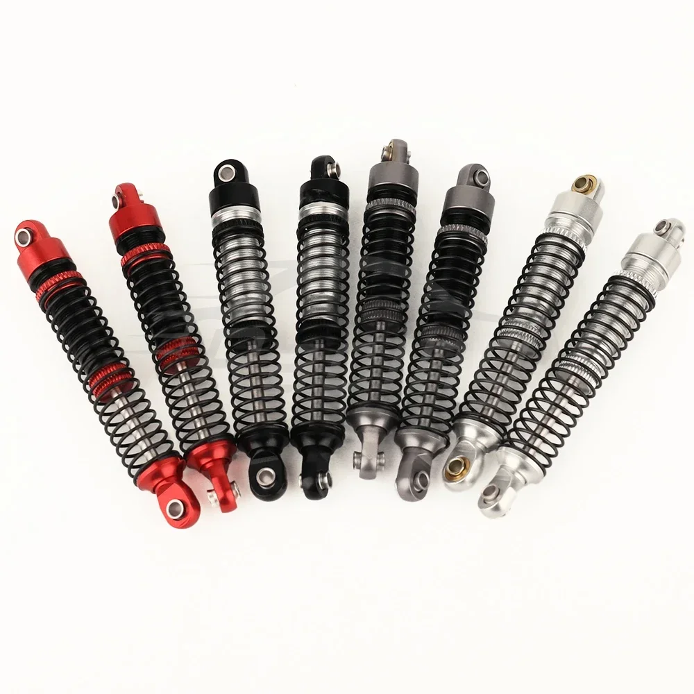 4PCS 53mm 59mm 66mm Aluminum Shocks Absorbers Damper for 1/18 RC Crawler TRX4M TRX-4M Bronco Defender Upgrade Parts