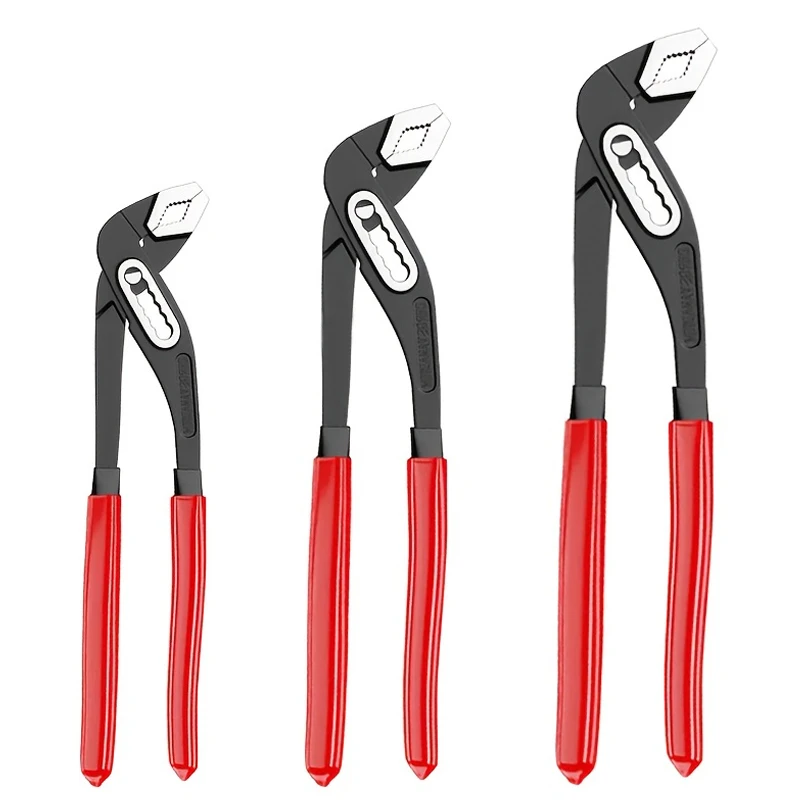 

AIRAJ, набор плоскогубцев для водяного насоса 8-12 дюймов, сверхмощные стальные быстрорегулируемые нескользящие трубные ключи CR-V для профессионального сантехника