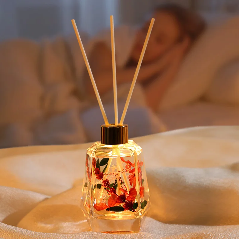 Liquid Reed Diffuser Long Lasting Hotel & Home Indoor Fragrance Bathroom Toilet Deodorizer Household Air Freshener Desktop Aroma
