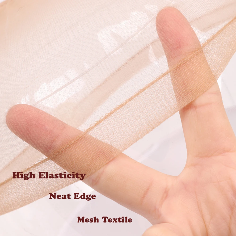 Plussign 2 pçs hd peruca boné para perucas dianteiras do laço silicone peruca aperto bandana peruca acessórios hd peruca bonés antiderrapante faixa de cabelo para perucas