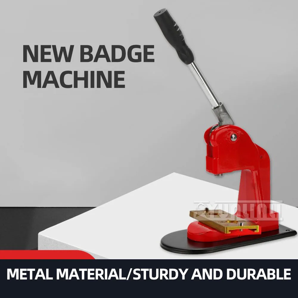 

Портативная машина для изготовления пуговиц, машина для изготовления значков своими руками, машина для изготовления значков, машина для изготовления бейджей, не включает форму, новинка 2023 года