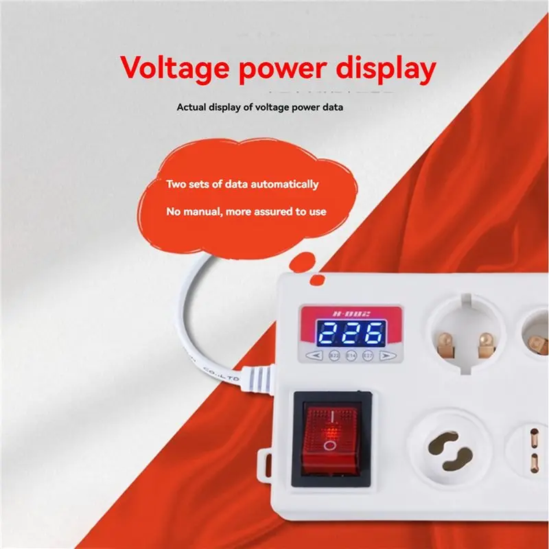 【BRILLIANT 】2X E27 B22 E14 جهاز اختبار المصباح الكهربي، صندوق اختبار سريع لطاقة الجهد الكهربي LED، اختبار سريع مع شاشة عرض الطاقة بقابس أمريكي