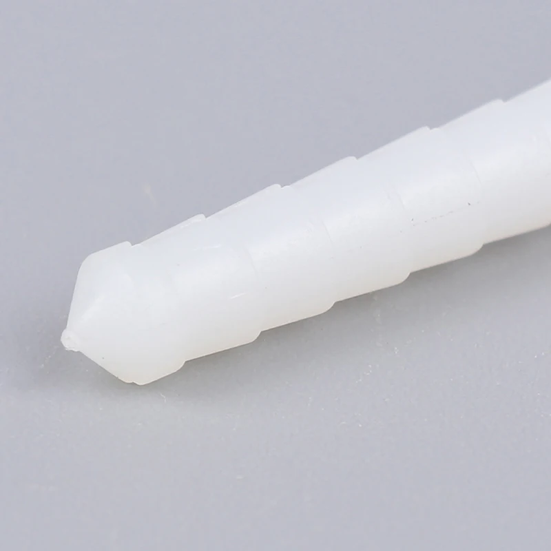 10ชิ้นเส้นผ่าศูนย์กลาง2.5มม. 4.5มม. บานพับขาพลาสติกสำหรับเครื่องบินรุ่นเครื่องบิน RC อุปกรณ์เสริมโมเดลเครื่องบิน