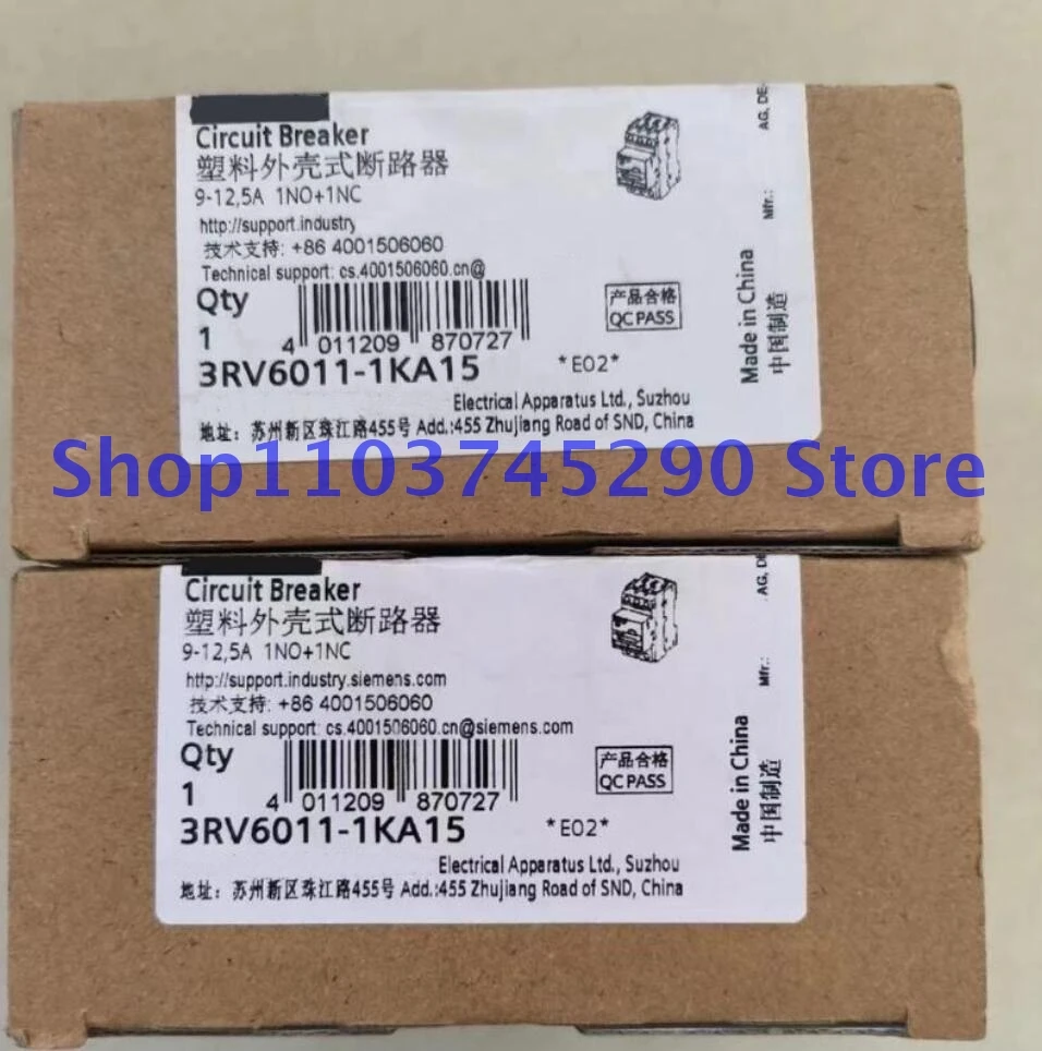 

1PCS New PLC Module Brand 3RV60111KA15 3RV60111HA15 3RV6011-1KA15 3RV6011-1HA15 In Box 3RV6011 1KA15 3RV6011 1HA15